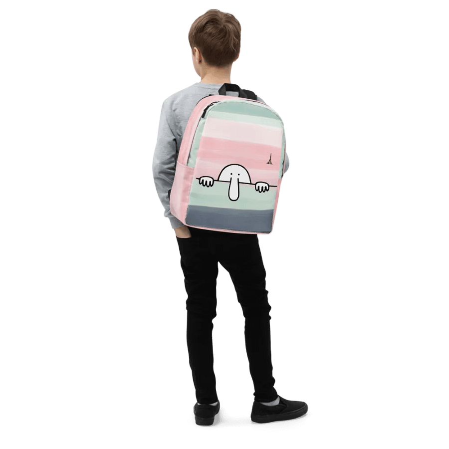 "Kilroy" All-Over Print Minimalist Backpack product image (11)