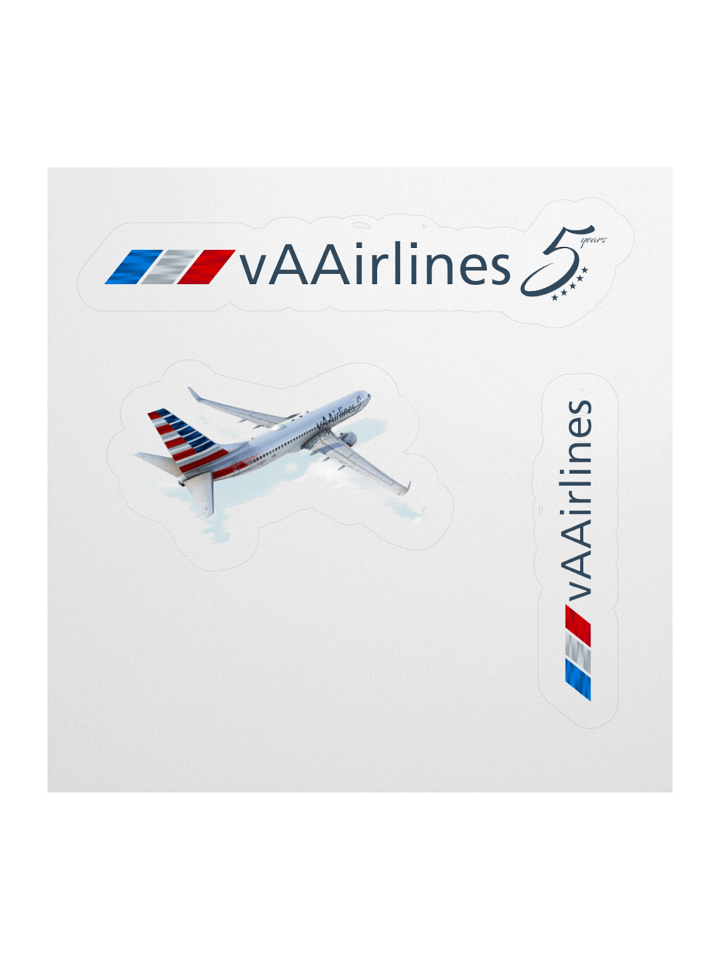 B737 5 Year Watercolor Sticker Set product image (2)