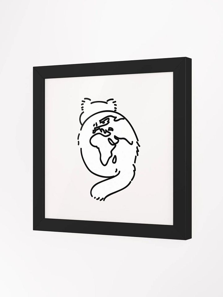 Planet Manul Africa & Europe - Framed Print product image (5)