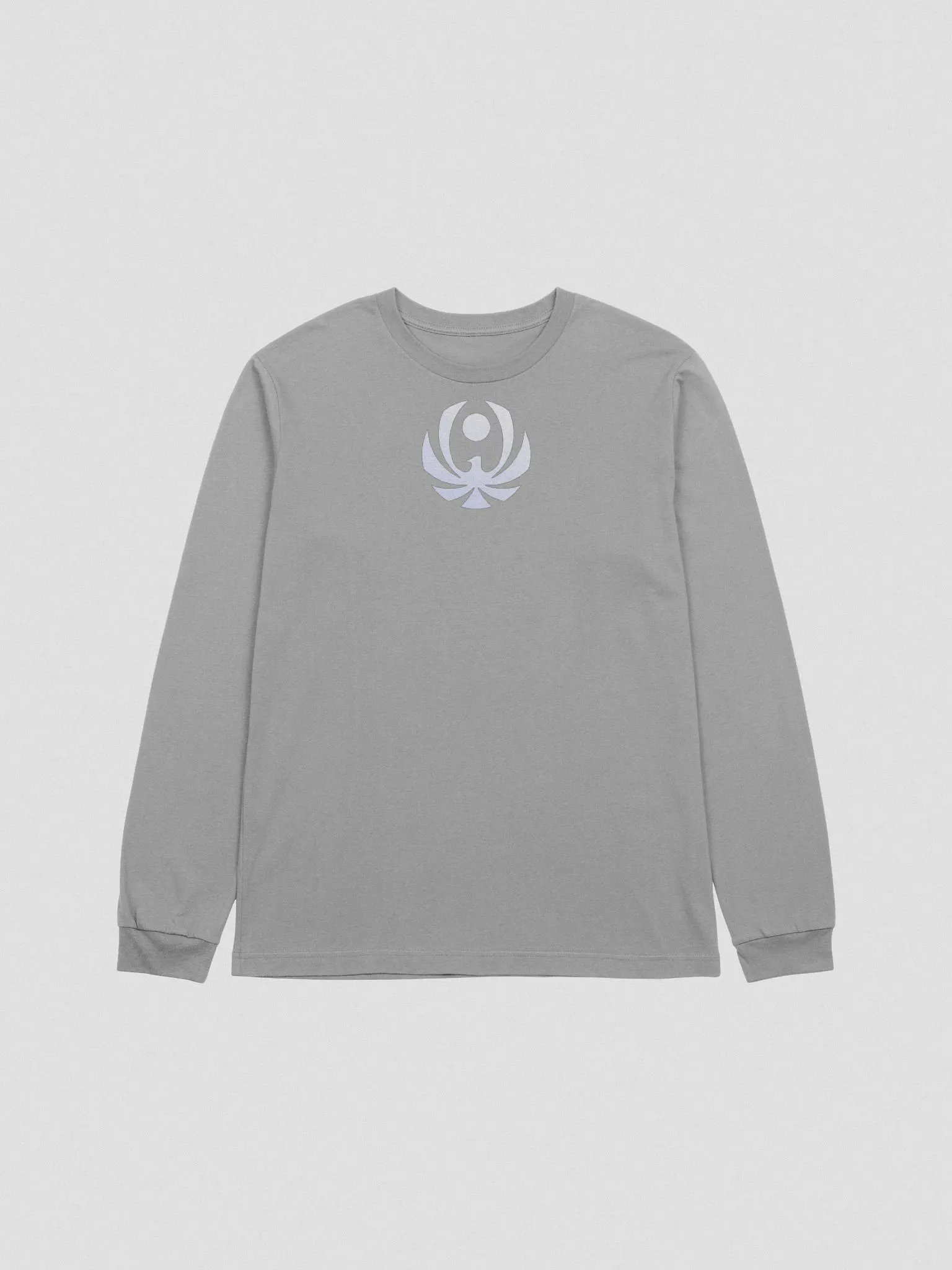 CroweGamingg Bella+Canvas Supersoft Long Sleeve T-Shirt - White Logo Middle product image (2)