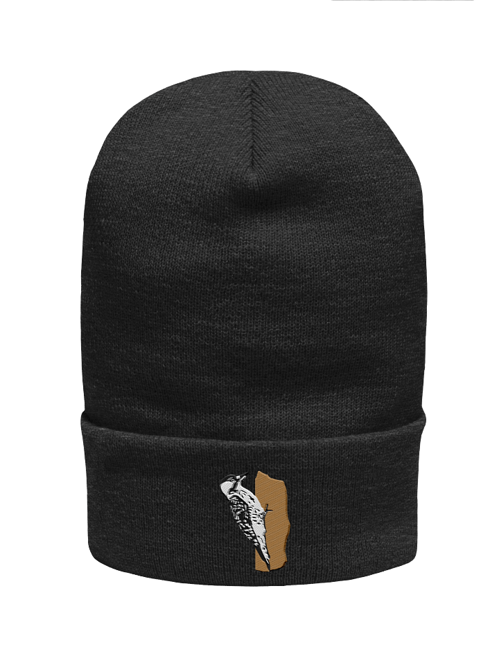 Red Cockaded Woodpecker Vibes Cuffed Beanie product image (7)
