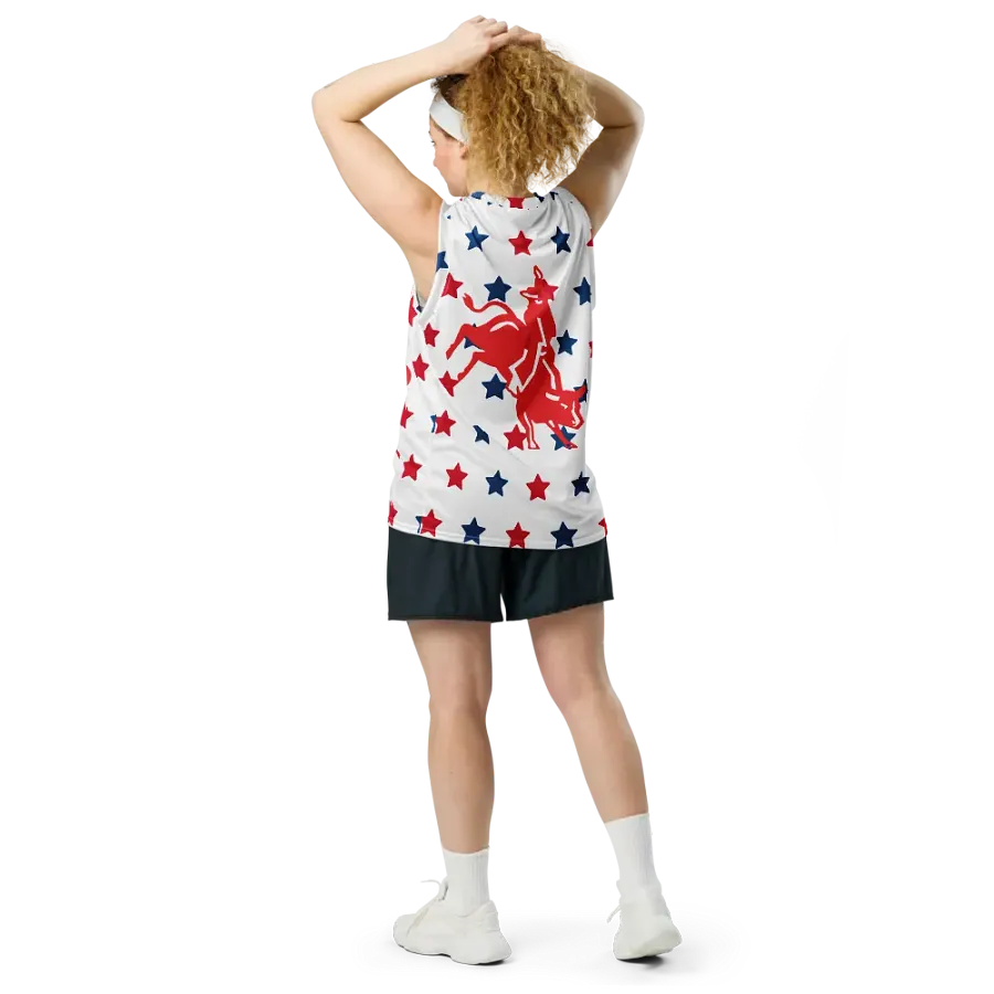 Starry Hoopster: All-Over Print Basketball Jersey product image (12)
