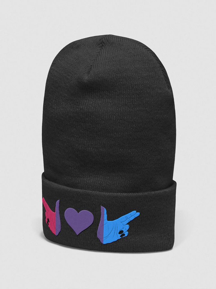 Finger Guns (bi flag) Beanie product image (2)
