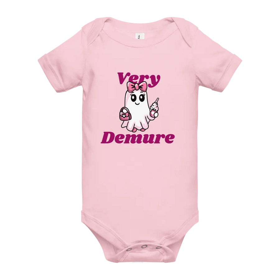 Very Demure Cute Ghost Baby One Piece product image (5)