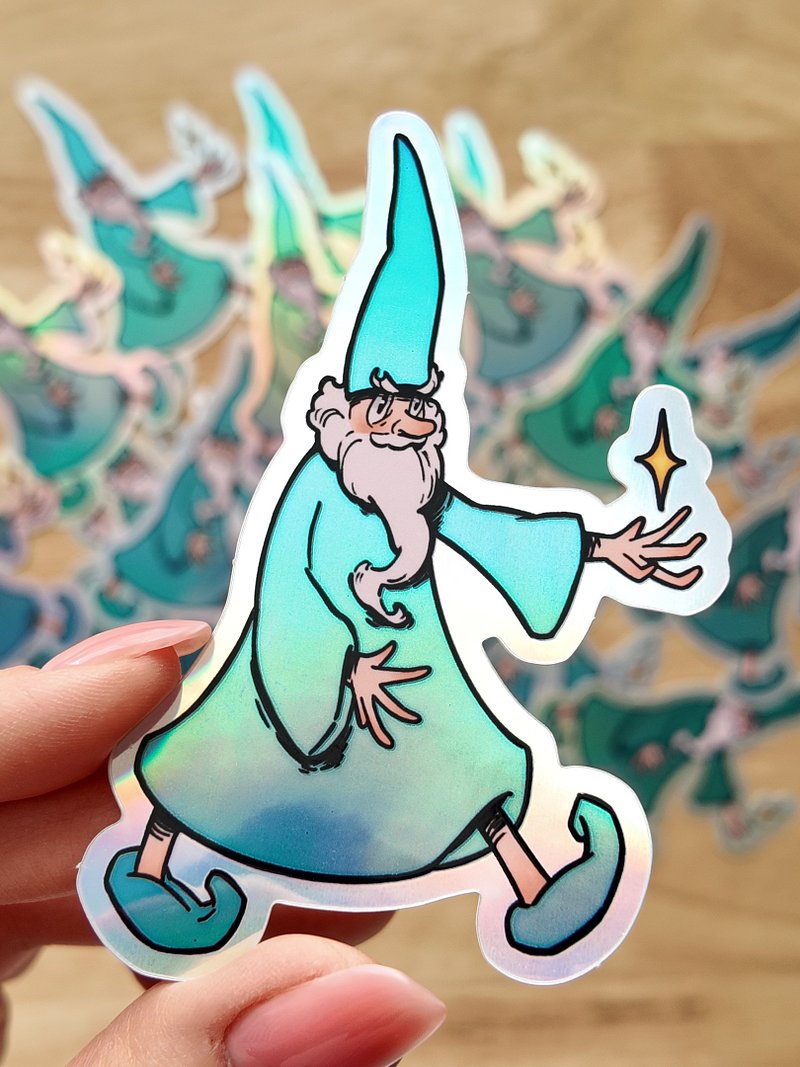 Angry Wizard Sticker