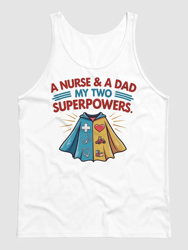 Superhero Nurse & Dad Appreciation Jersey Tank product image (2)