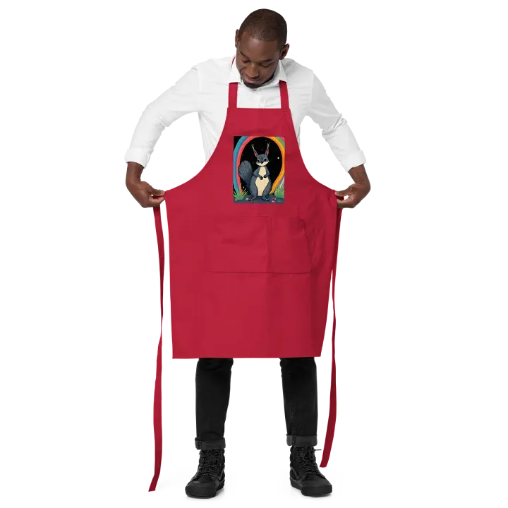 Starry Night Squirrel Cotton Apron product image (2)