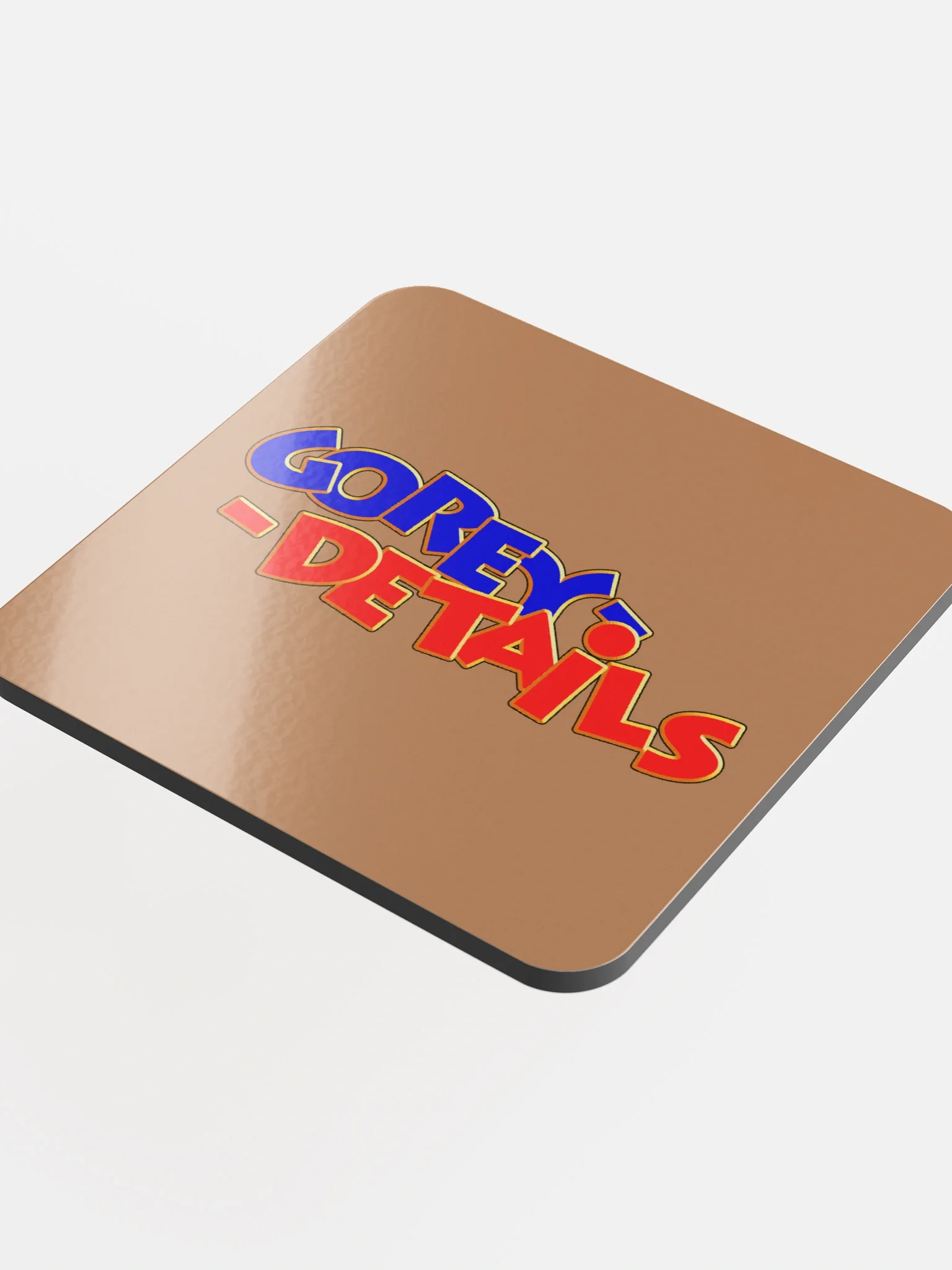 Bear and Bird - Glossed Cork Coaster product image (4)