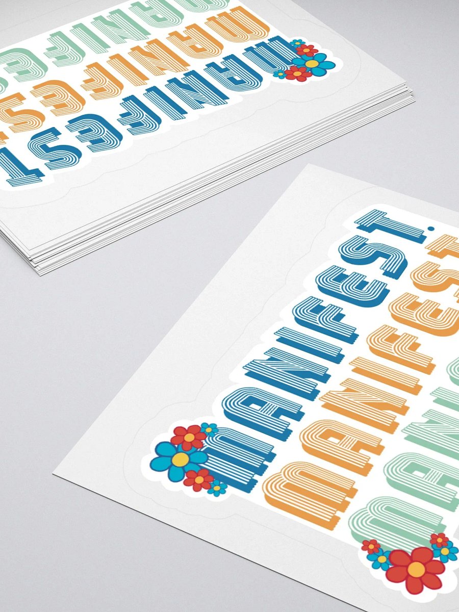 Manifest Kiss Cut Sticker product image (8)