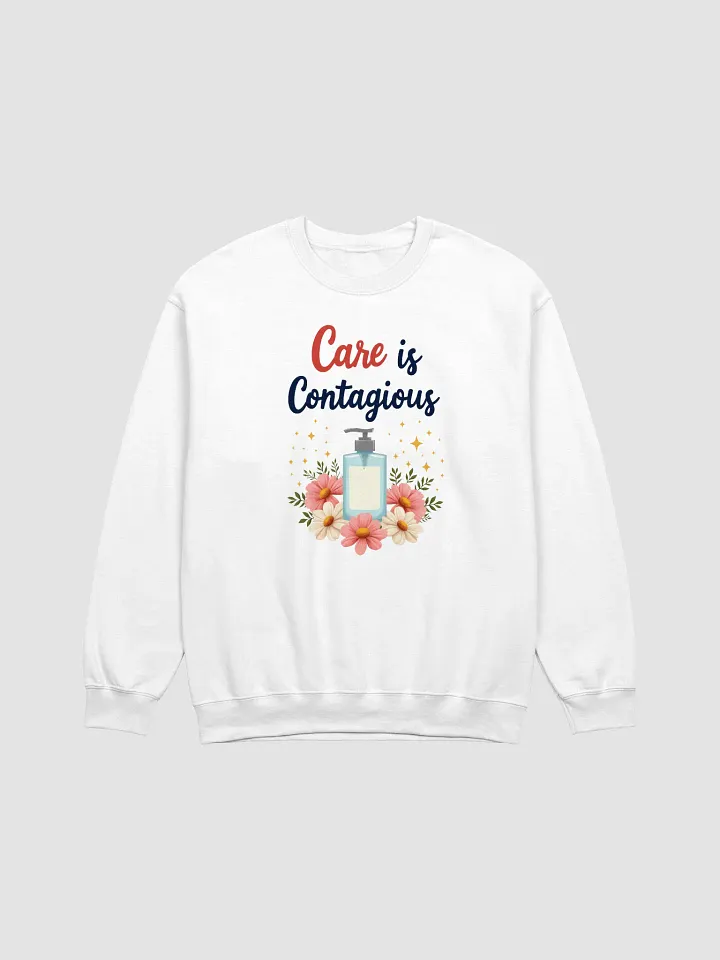 Care is Contagious Crewneck Sweatshirt product image (2)