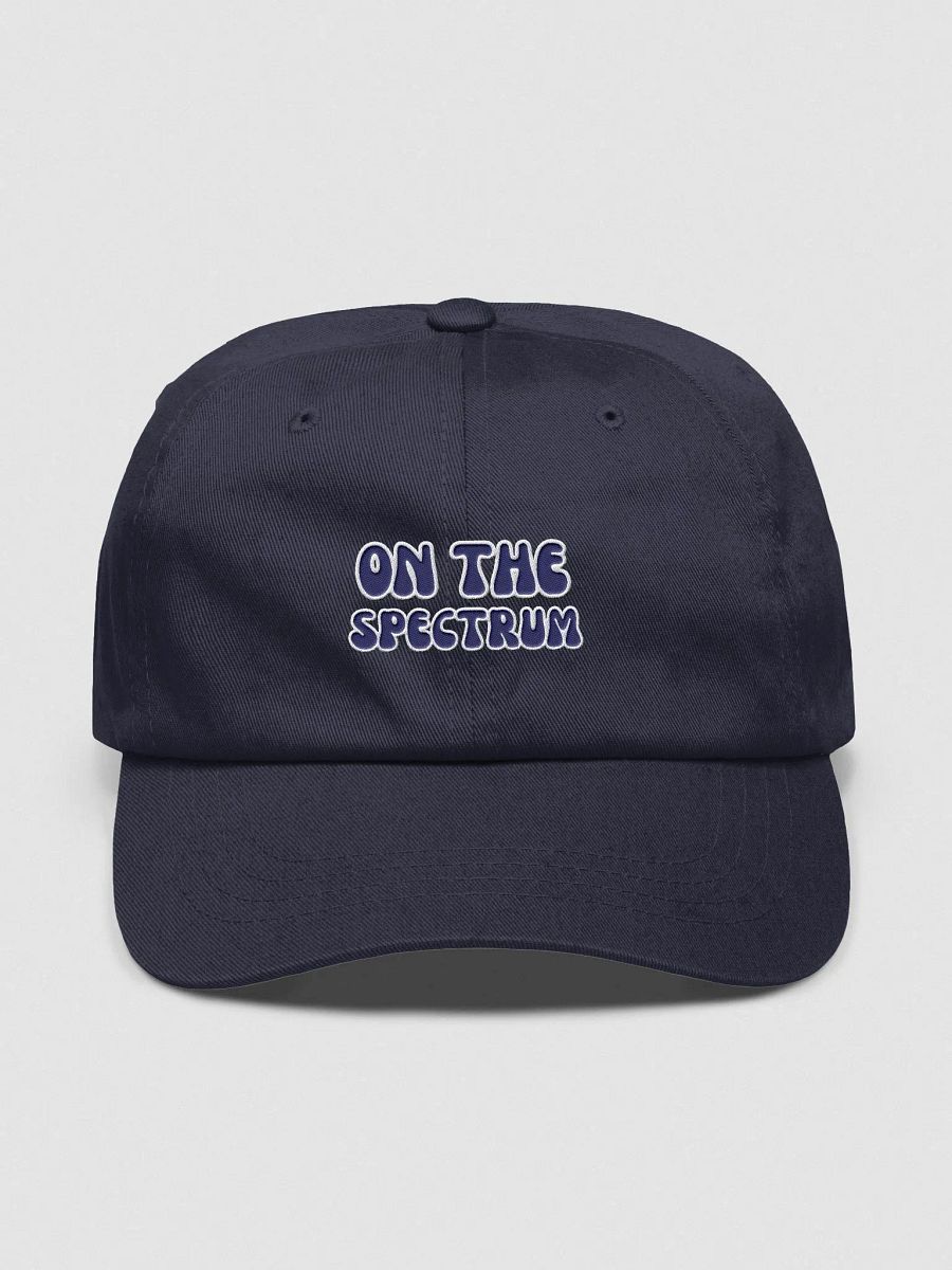 ON THE SPECTRUM (navy) groovy lined design embroidered classic dad hat product image (17)