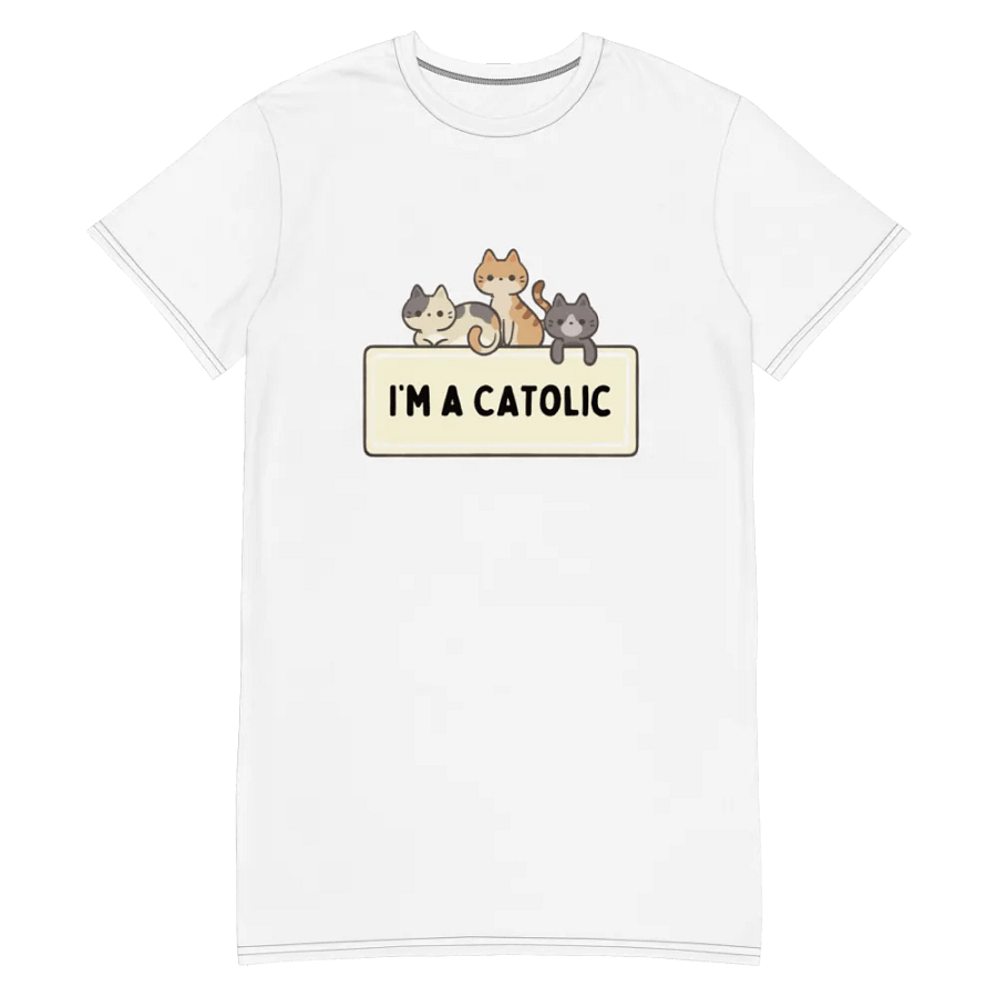 Catolic Cuties All-Over T-Shirt Dress product image (2)