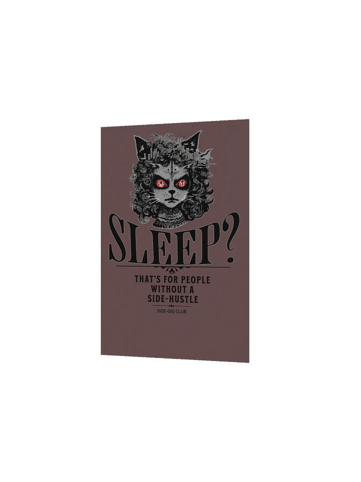 Sleepless Hustle: Wall Art for Side-Gig Warriors (Unframed) product image (12)