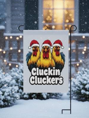 Forget the boring decorations! Our flock is ready for a snow day with this epic 