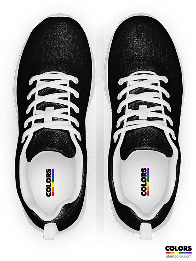 Women's Black Sneakers Lace-up Sports Shoes product image (3)