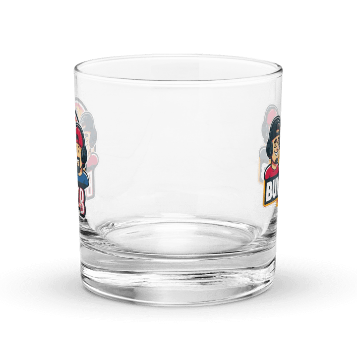 Buk N Bob Podcast Rocks Glass product image (1)