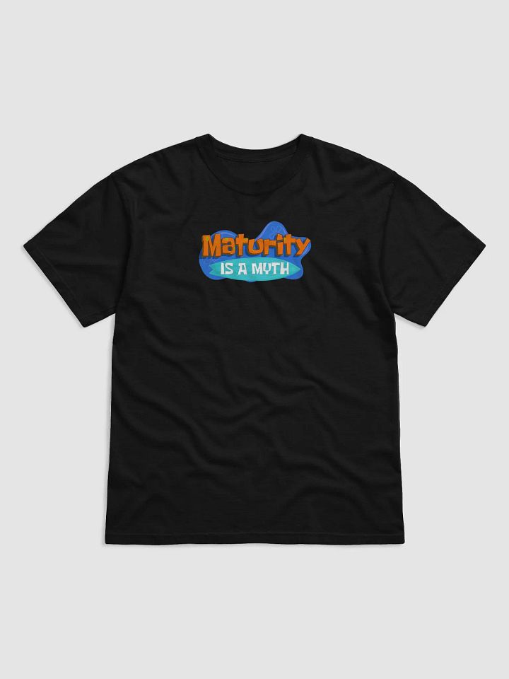 Maturity Is A Myth Black Tropical Tee product image (1)
