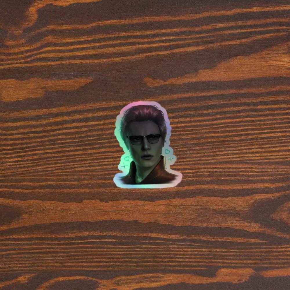 Noble Leon RE4 REmake Holographic Sticker product image (5)