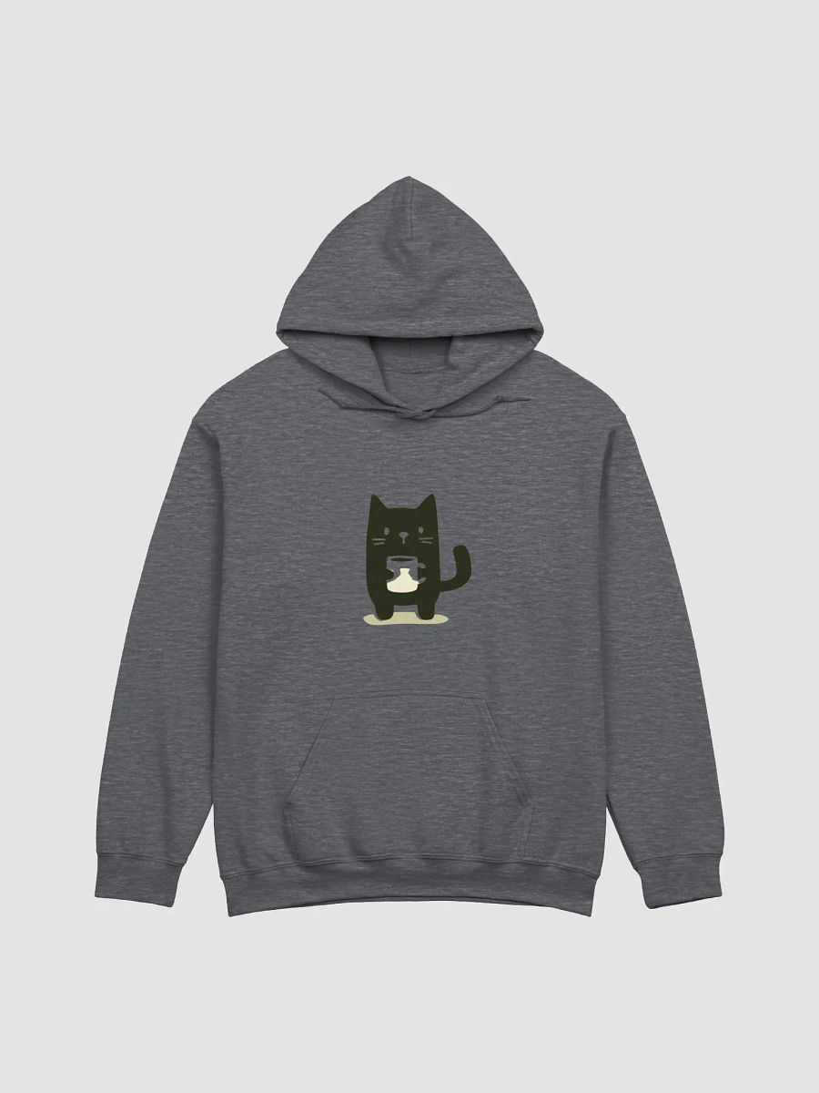 Cute Cat Holding Cup Hoodie product image (8)