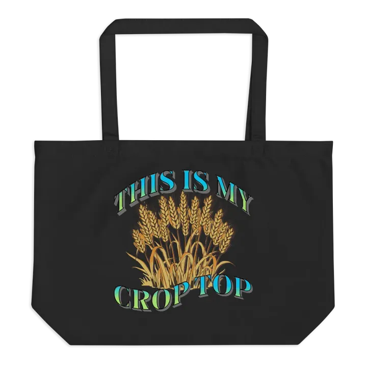 This Is My Crop Top Wheat Statement Tote product image (1)