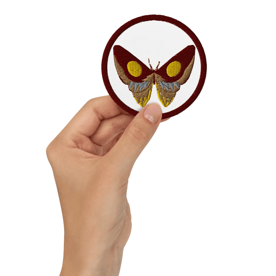 Bright Brown Butterfly Embroidered Patch product image (10)