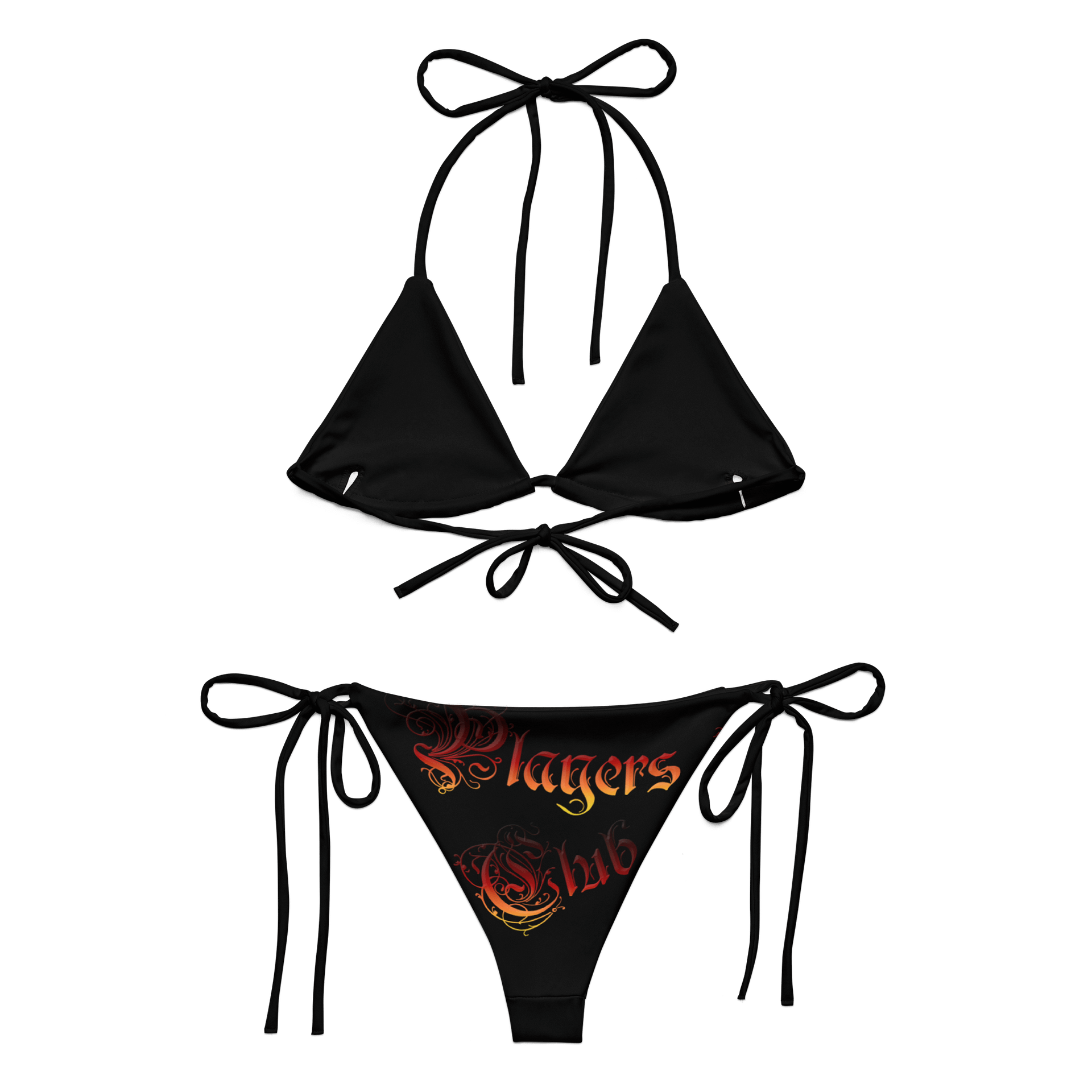 black players full set bikini product image (1)