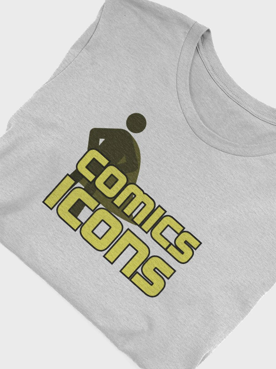 Comics Icons Yellow On Black Logo Tee product image (49)