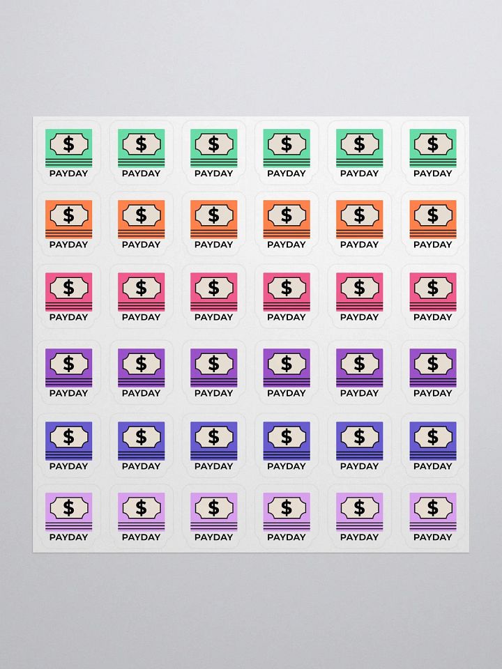 Payday Stickers – Hand-Drawn, Functional Planner Stickers for Bullet Journals, Work, and Office Organization product image (1)