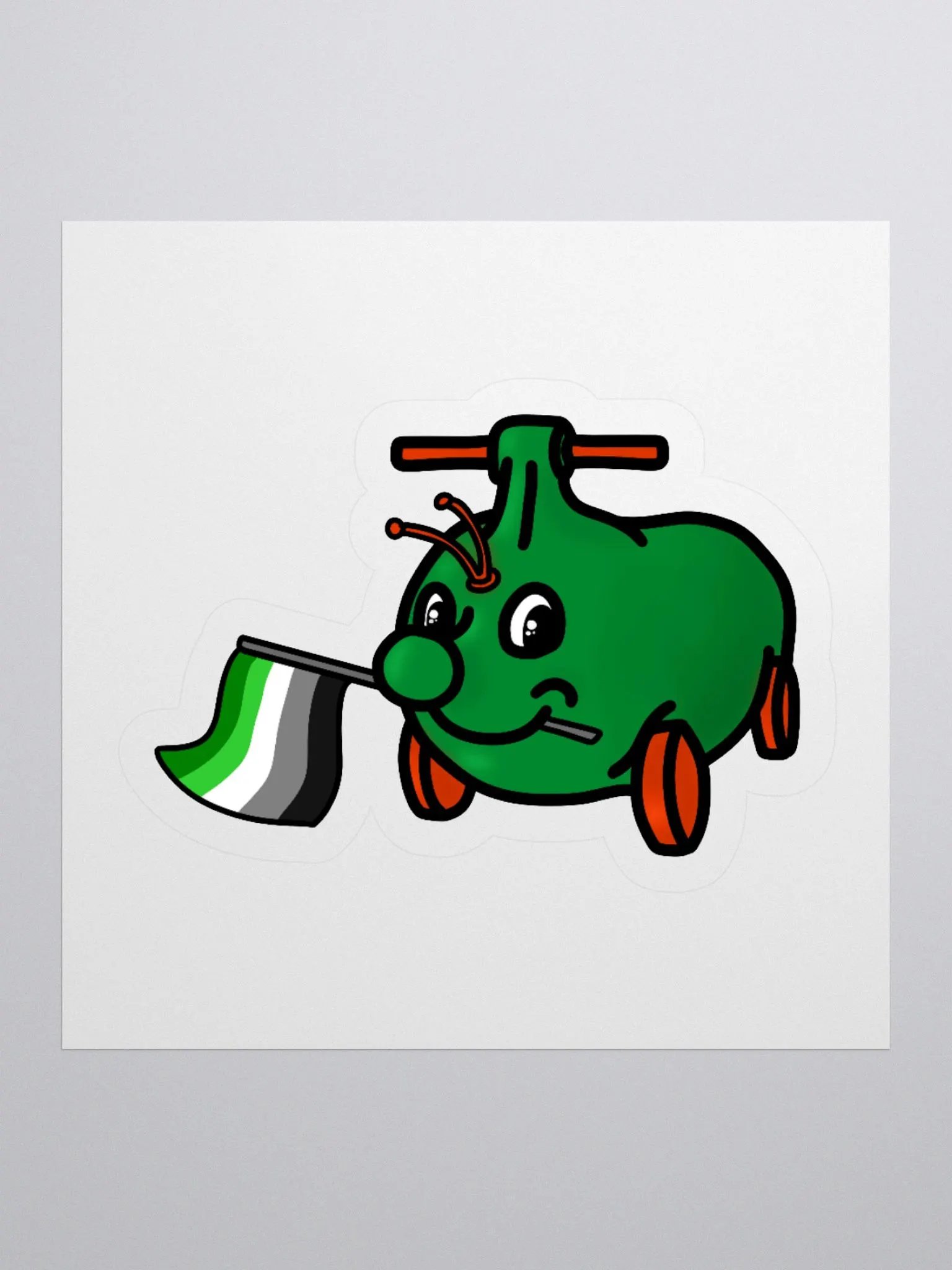 Kurkkumopo Aromanttinen Tarra product image (1)