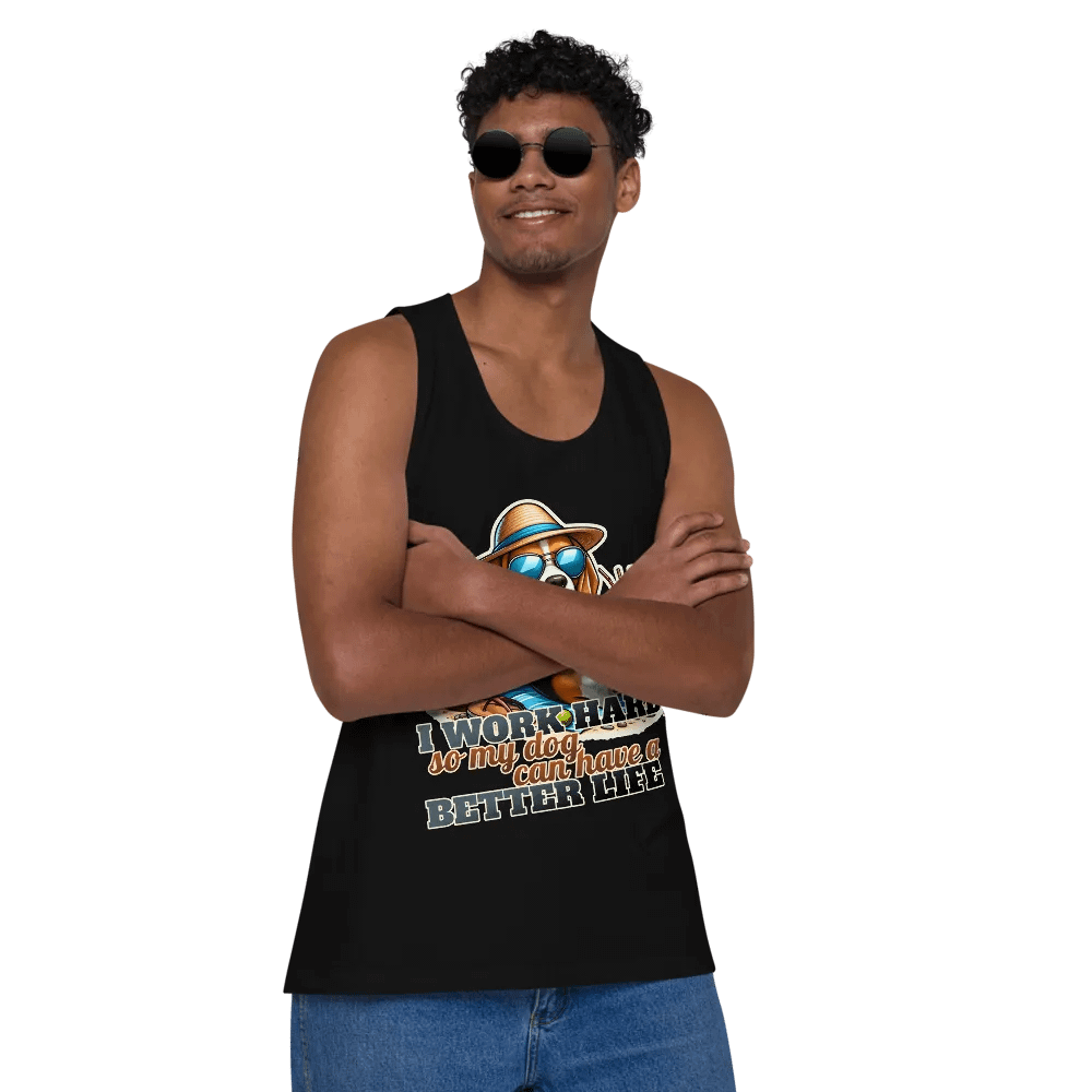Work Hard - Beagle Beach - Tank Top product image (21)