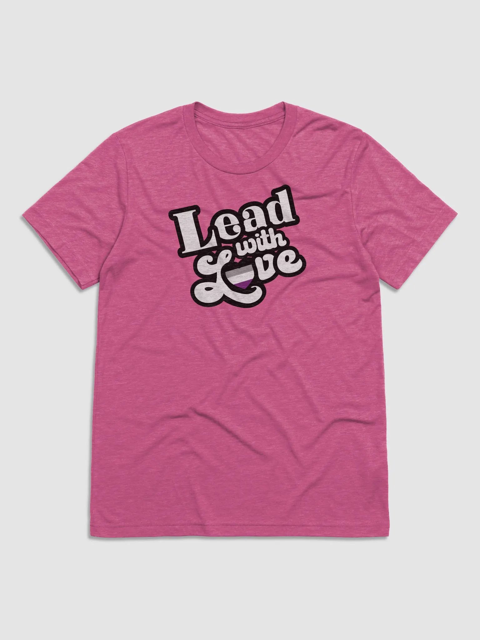Lead With Love T-Shirt: Asexual product image (10)