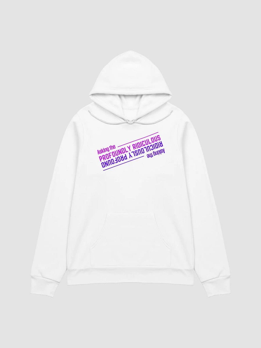 "Asking the Profoundly Ridiculous" hoodie w/o zipper product image (1)