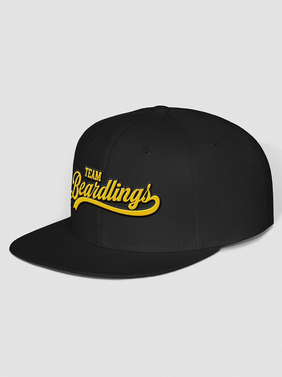 Team Beardlings - GOLD text - Wool Blend Snapback Cap product image (2)