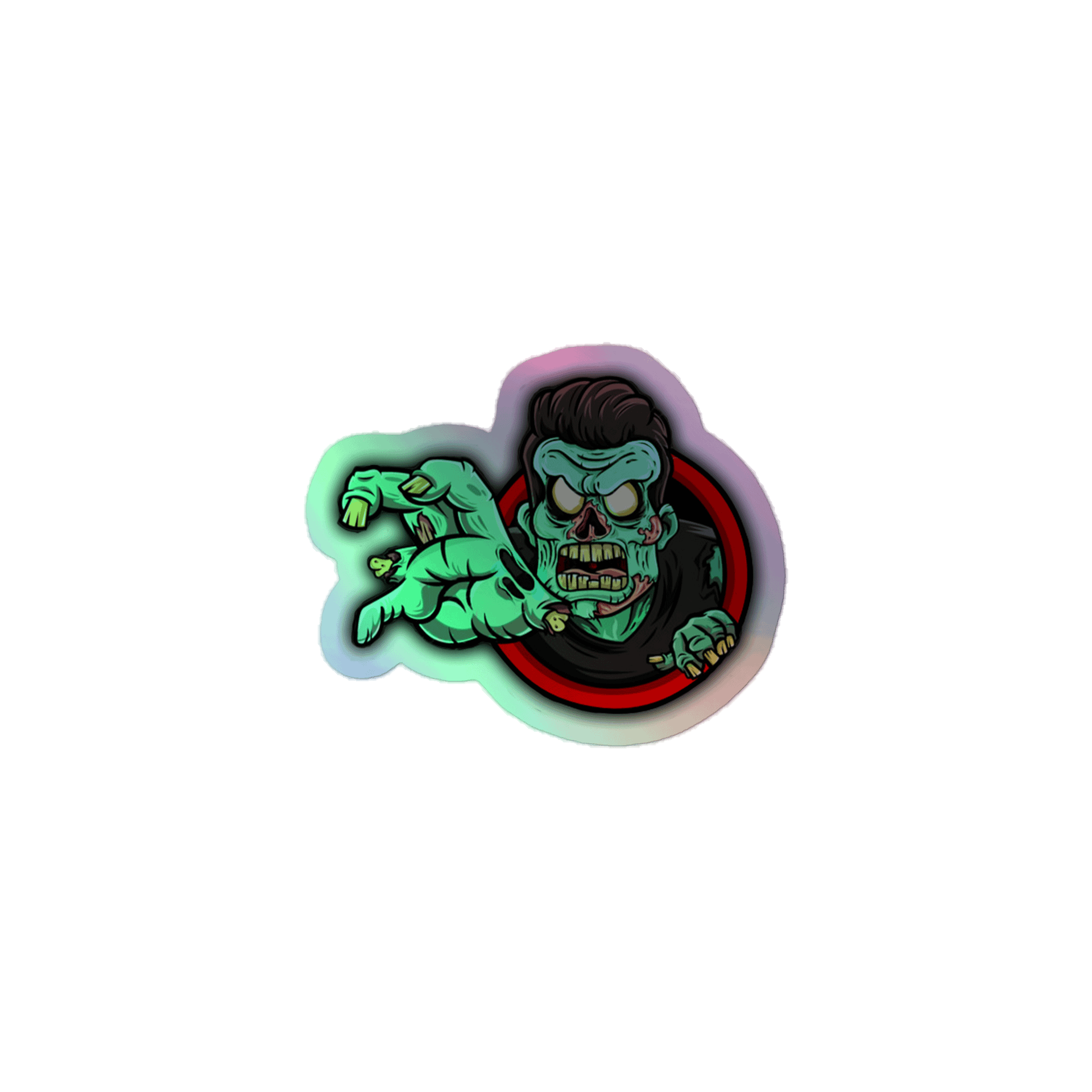 KillrZombie Logo Holographic Sticker product image (1)