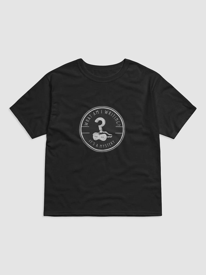 What am I Writing? It's a Mystery - relaxed black t-shirt product image (1)