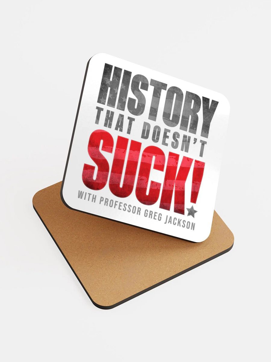 HTDS Logo Coaster (white) product image (6)