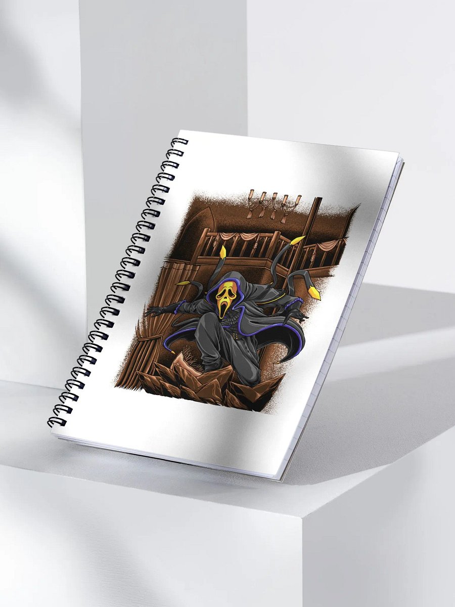 Twisted Masquerade Ghostface Spiral Notebook product image (4)