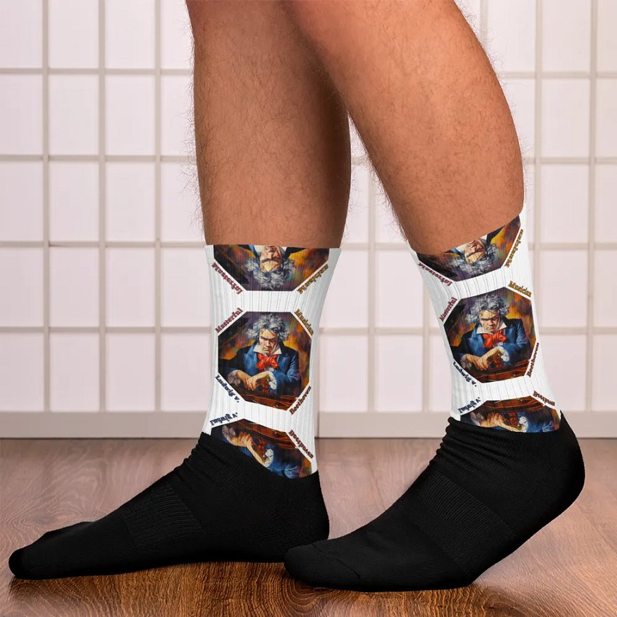 Ludwig van Beethoven - Masterful Musician | Socks product image (12)