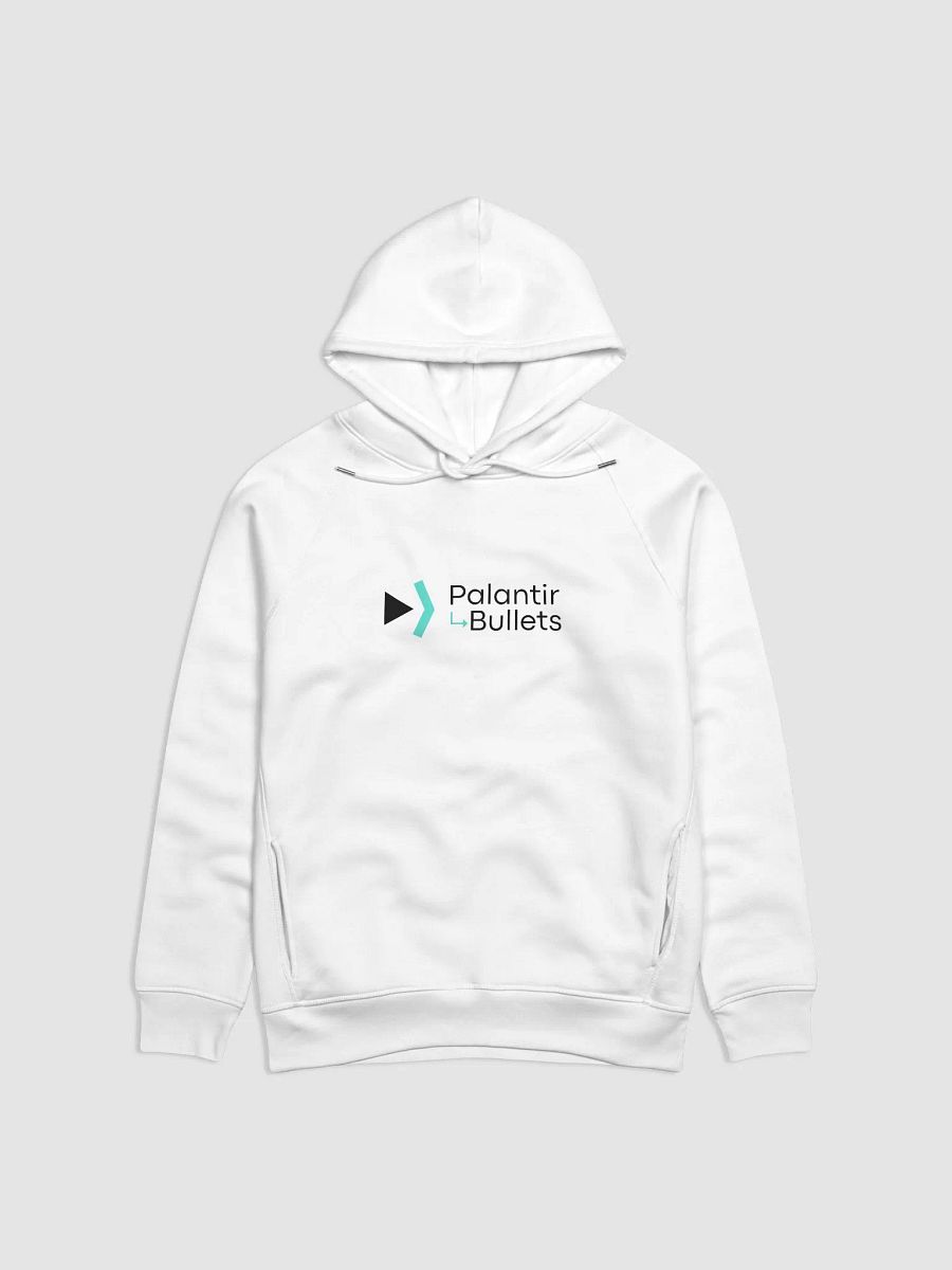 Palantir Bullets Hoodie White product image (1)