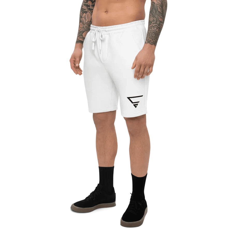 CraytoX Fleece Shorts - White product image (6)
