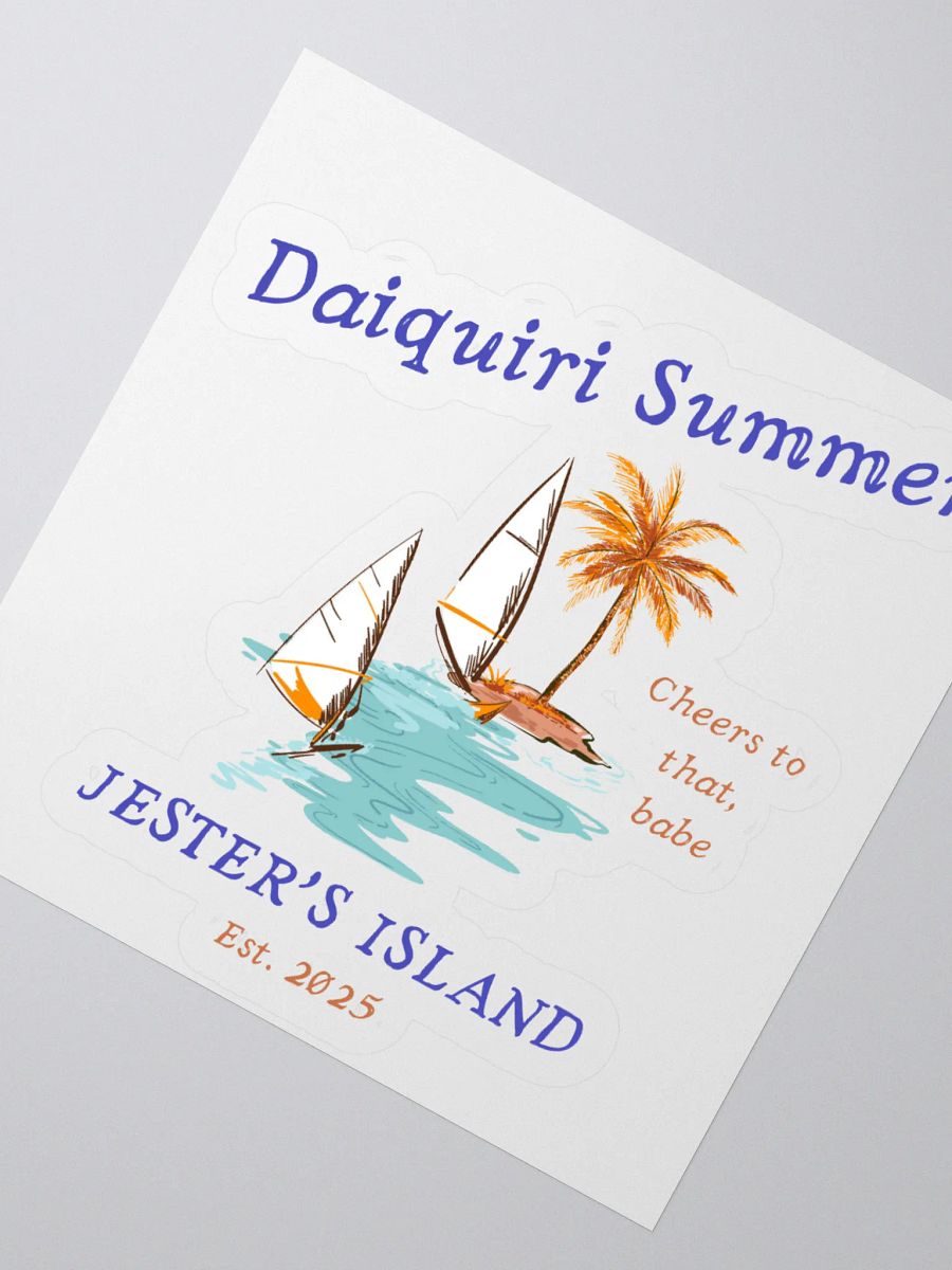 DAIQUIRI SUMMER SAILING STICKER product image (5)