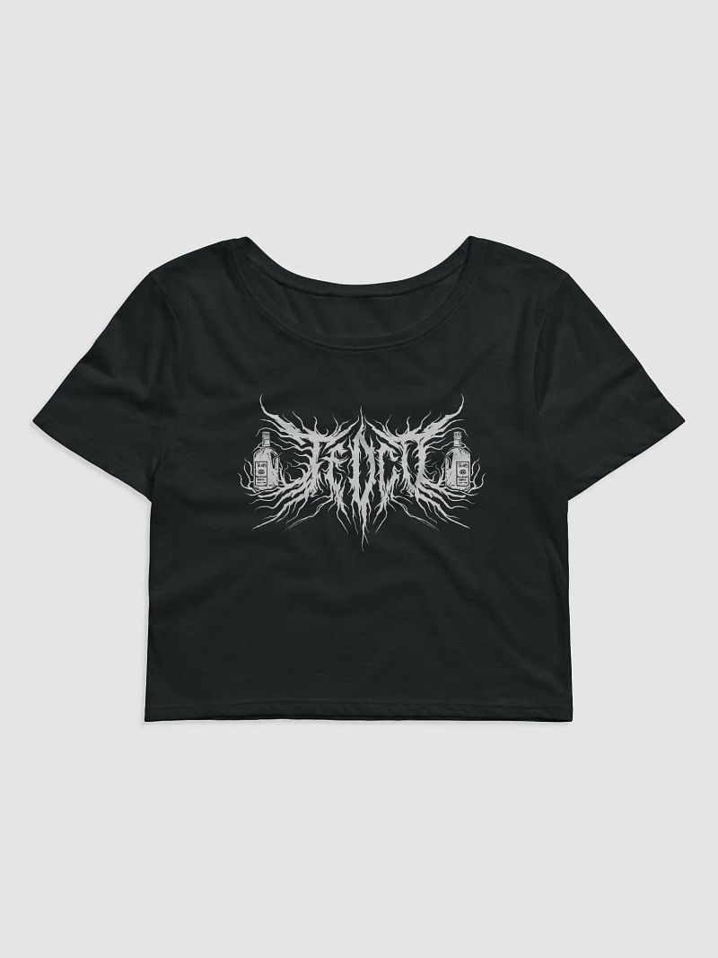 Black Metal TEDCO Crop Top
