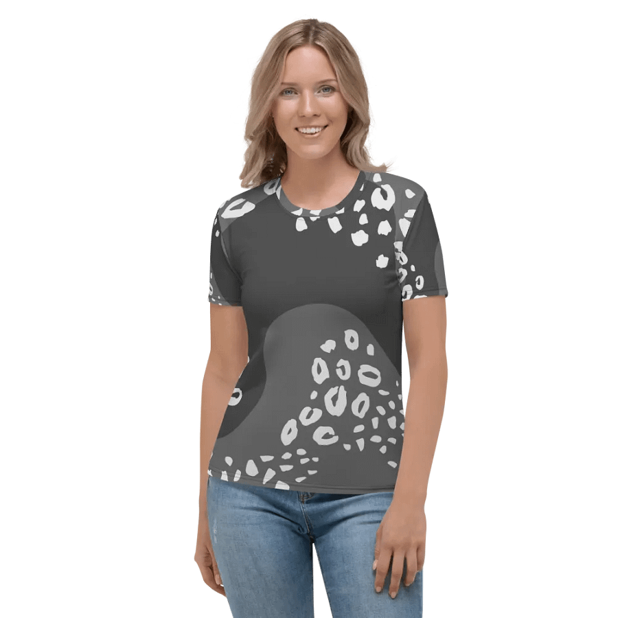 Grey Leopard Dreams Women's T-Shirt product image (2)