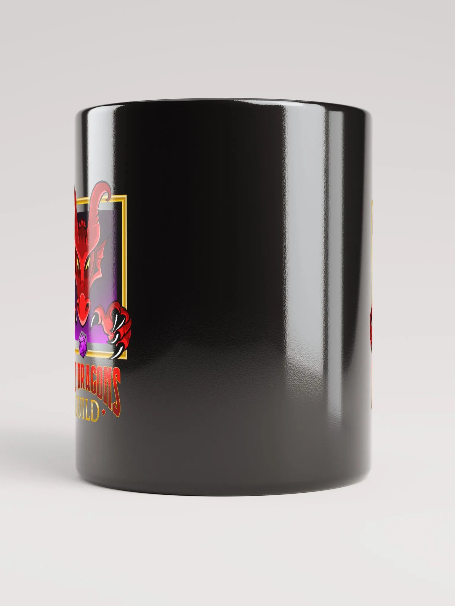 Dice Dragons Guild Black Mug product image (9)