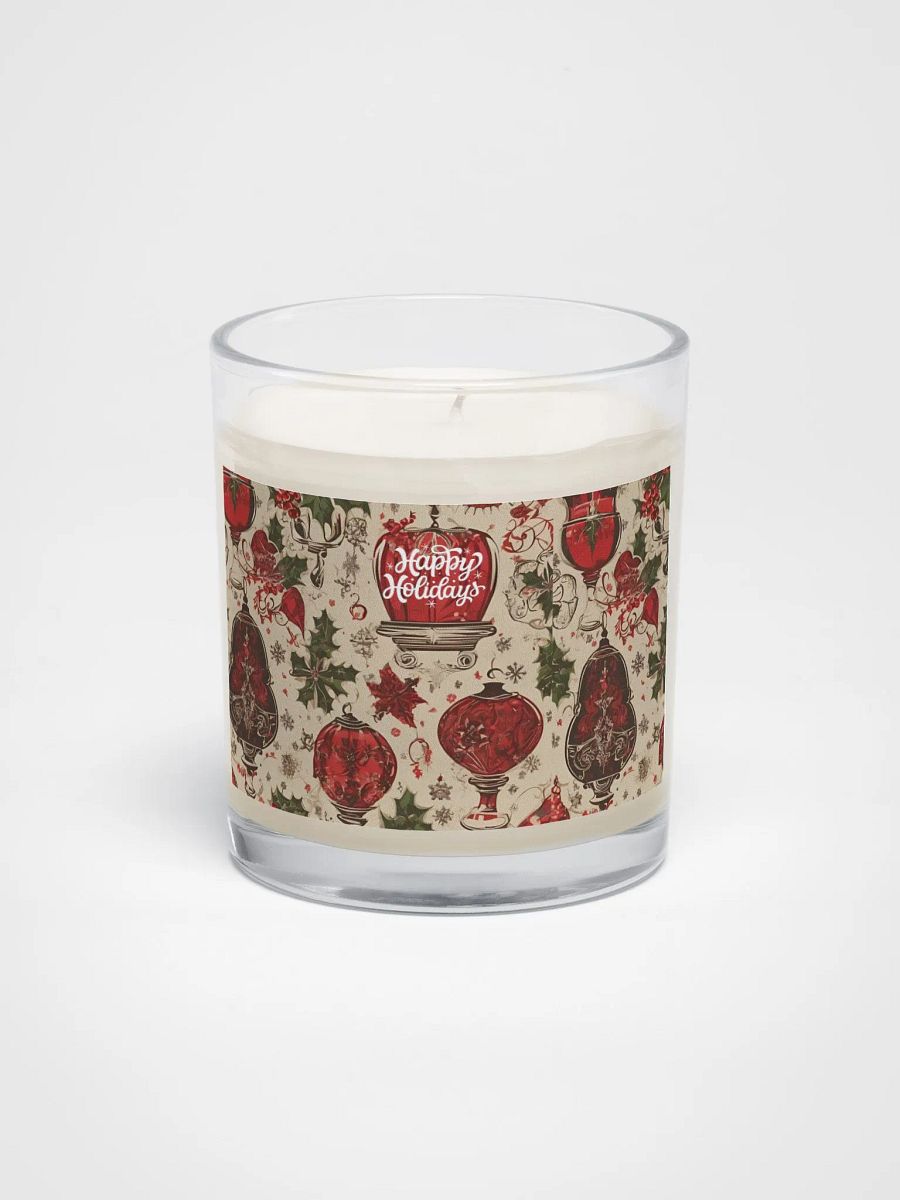 Festive Holiday Soy Wax Candle gift for friends moms daughters colleagues product image (1)