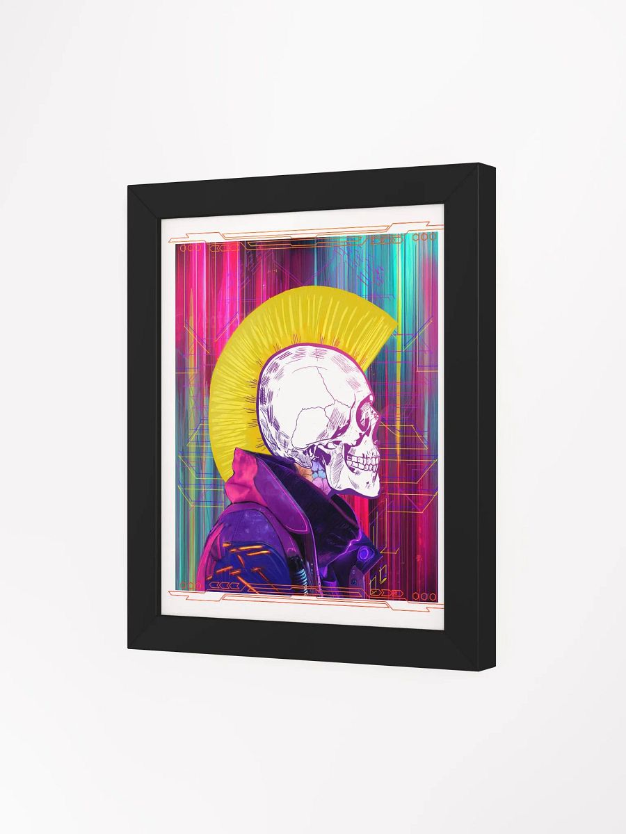 Framed Matte Poster - Skull Mohawk product image (10)