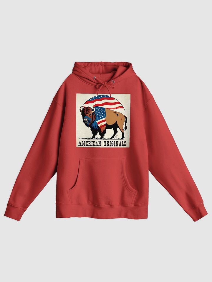 American Original Bison Pull Over Hoodie product image (4)