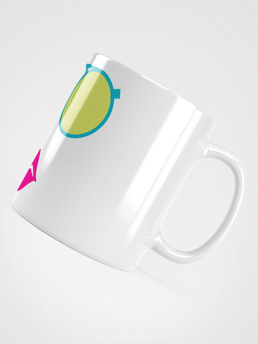 Iconic Sunny Outlook Sunglasses and Lips Minimalist Mug product image (4)