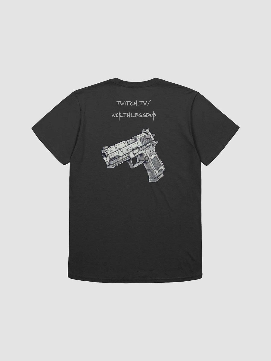 Stylized Pistol Illustration Unisex T-Shirt product image (2)
