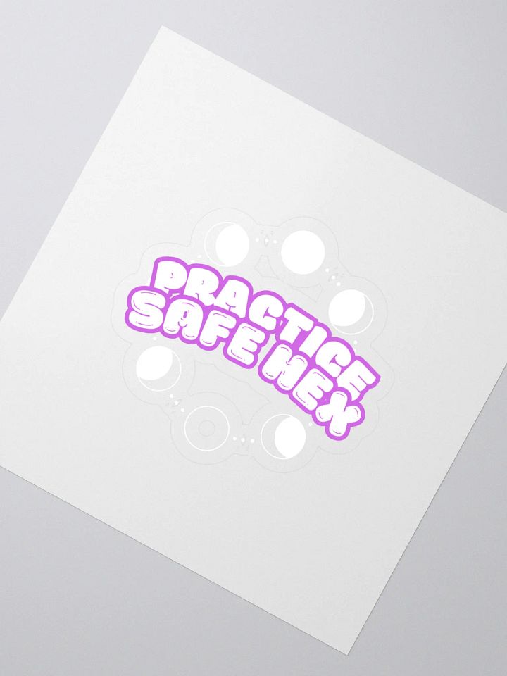 Safe Hex Kiss Cut Stickers product image (2)